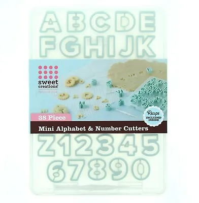 £14.56 • Buy Sweet Creations By Good Cook Mini Alphabet & Number Cutters Set 38 Piece
