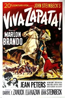 Kazan VIVA ZAPATA Movie Poster MEXICAN REVOLUTION Marlon BRANDO 20x30 - YY1 • $9.99