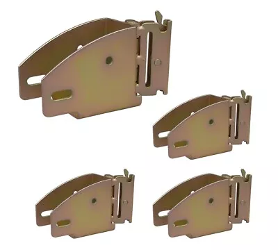 4Pk E-Track Wood Beam Socket Shelf Brackets For 2x4 & 2x6 With Rotating Hinge • $31.99