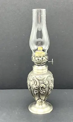 Restoration Hardware Francis Le Mont Silver Pewter Oil Lamp • $13.99