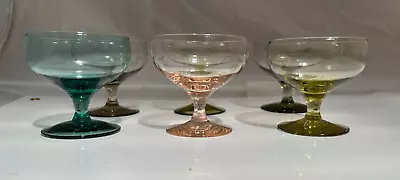 $59 • Buy 6 American Modern  Morgantown Russel Wright 2 3/4   X 2 3/4    Glasses