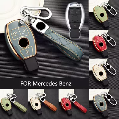 For Mercedes Benz W203 W210 W211 W124 TPU Remote Car Key Fob Cover Case Shell • $29.22