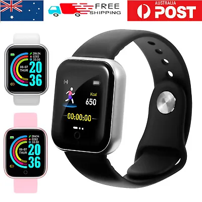 $14.89 • Buy Bluetooth Smart Watch Fitness Tracker Bracelet Heart Rate Blood Pressure Monitor