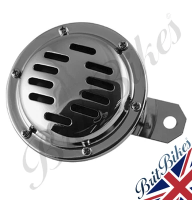 £15.95 • Buy Horn & Mounting Bracket - Universal - Chrome Plated 6v - 100mm Diameter