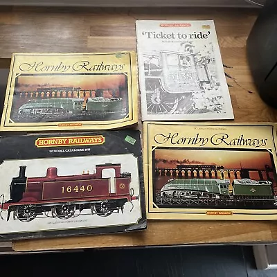 Vintage Hornby Model Railway Catalogues 1978 1979 1981 • £0.99