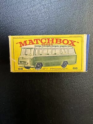 MATCHBOX  No 68 MERCEDES COACH 1965 Original Box • £29.89