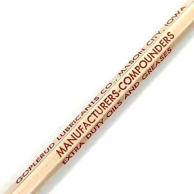 C1950s Mason City IA Goplerud Lubricants Oil Grease Ad Pencil Iowa Vtg G36 • $7.75