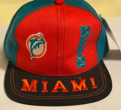 Miami Dolphins Snapback NFL Football Cap 90's Vintage / Classic / Retro • £25