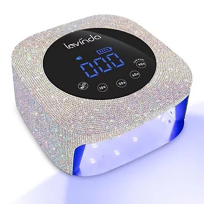 Lavinda UV LED Nail Lamp 54W Rechargeable Cordless Nail Lamp Nail Dryer Gel P... • $87.89