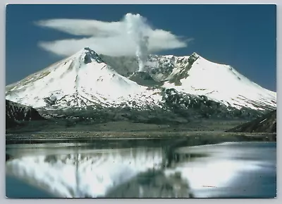 Mount St. Helens WA Landscape Reflection In Spirit Lake 1991 6x4 Postcard B18 • $7.95
