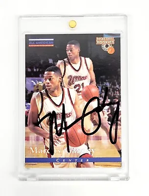 AUTHENTIC AUTOGRAPHED AUTO 1996-97 Marcus Camby Toronto Raptors ROOKIE UMASS RC • $14.99