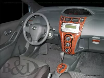 $95.20 • Buy Dash Trim Kit For TOYOTA YARIS 07 08 09 10 11 Carbon Fiber Wood Aluminum