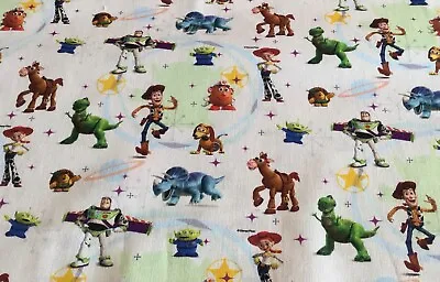 £2.70 • Buy Disney Toy Story Characters Slinky Buzz 100% Cotton Fabric Fat Quarter 50 X 50cm
