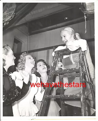 Vintage Dolores Moran Faye Emerson Joan Leslie BACKLOT CANDID '44 Pub Portrait • $39.96