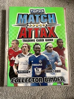 Topps Match Attax 2010/2011 - Collector Binder Folder Album 2010/11 10-11 • £19.99