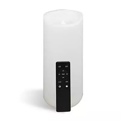 Waterproof Outdoor Battery Operated Flameless Candle Remote Timer Large Tall Whi • $13.51