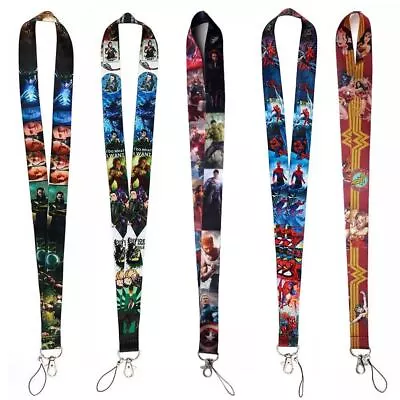 $6.95 • Buy SUPERHERO Lanyards ~ COMIC Avengers ~ ID Badge Keychain Wallet Phone Neck Strap