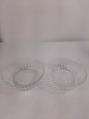 $26.99 • Buy Val St. Lambert Balmoral Cut Crystal 4¾  Sauce Bowls Set Of 2