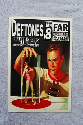 Deftones Concert Tour Poster 1993 Sacramento #2__ • $4.25