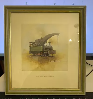 East Somerset Railway Dubs Crane Tank 4101 Framed Picture Ex Con • £5