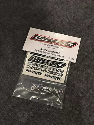 Lunsford 7304 Team Associated B44.1 Titanium Big Bore Shock Mounts Vintage • $29.99