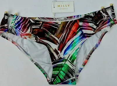 Milly Cabana Elsie Bay Bikini Bottoms Size Petite Multicolor • $12.01