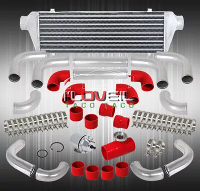 Jdm Vip High Power Intercooler + Boost Sqv Style BOV + Straight Pipes + T-Bolts • $244.99