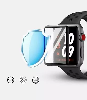 GLASS Screen Protector For Apple Watch Series 6/5/2/3/4 38/42/40/44mm IWatch • $5.82