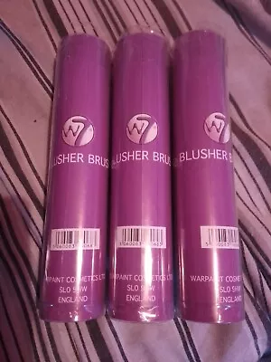 3 X New W7 Blusher Brushes Freepost • £6.99