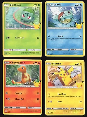 $2 • Buy Pokemon 25th Anniversary McDonalds Holo And Non-Holo Complete Your Set You Pick!