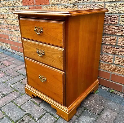 £129.99 • Buy Younger Furniture Teak Wood Bedside Table Cabinet Chest Solid Hardwood Wooden