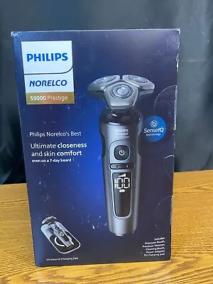 Philips Norelco S9000 Prestige SP9872/86 Black Qi Charging Electric Shaver • $249.99