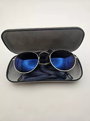 Vintage 80s 90s Pepsi Aviator Sunglasses With Case Frames Only • $34.25