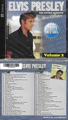 ELVIS PRESLEY-Fifties Sessions-Stereo Collection Vol. 2-60 Cuts-2 CDs-100% Stere • $24.99