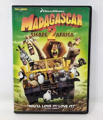 Madagascar Escape 2 Africa (DVD 2009 DreamWorks Animation Full Screen) OA22 • $6