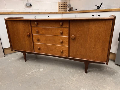 £390 • Buy A. Younger Sideboard TV Unit Teak Vintage Mid-Century Retro MCM Storage Cabinet