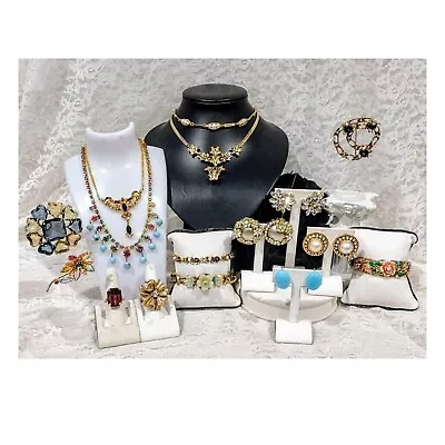 Stunning Vintage High-end Most Signed Mixed Art Nouveau Jewelry Lot • $100