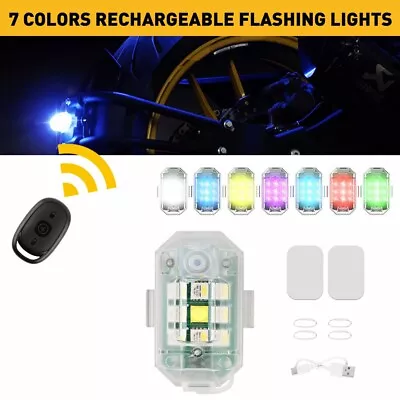 7 Colors Strobe Light LED Rechargeable Wireless Lights Flashing High Brightness • $12.99