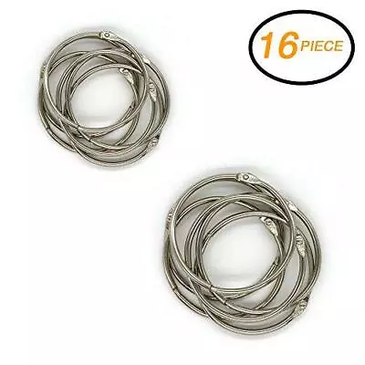 Emraw Metal Book Rings 1.5  Inch Precision Snap Lock Closures â€“ For Office Sc • $9.70