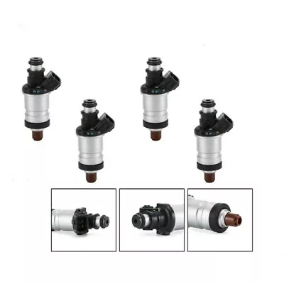 OE Set 4 Fuel Injectors For 1992-1995 Honda Civic Del Sol  D16Z6 D15B 1.5 1.6 • $64.23