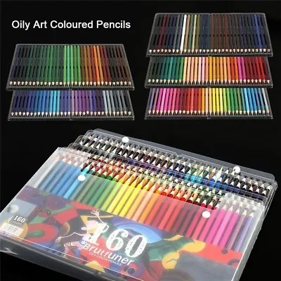 £3.85 • Buy 160 Colors Oil Art Pencils Drawing Set Sketching Artist Non-toxic Colouring UK