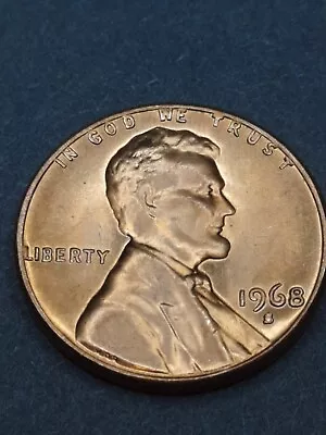 1968 S  Lincoln Memorial Cent BU / MS / UNC. Free Shipping! Uncirculated! • $1.60