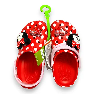 Minnie Mouse Classic Clogs For Kids By Crocs (New With Tags) You Pick! • $74.95