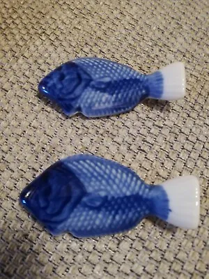 Chopstick Rests As Blue  Carps  Exc Con • $18.65