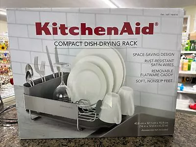 KitchenAid KE896BXCGA Expandable Dish-Drying Rack - Charcoal Gray • $35.45