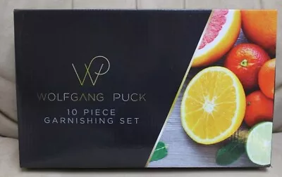 Wolfgang Puck 10 Piece Prep Garnish Utensils W/ Red Case Stainless Steel NEW SET • $8.99