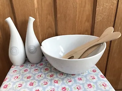 Gary Rhodes Salad Bowl Servers And Dressing Bottles • £10