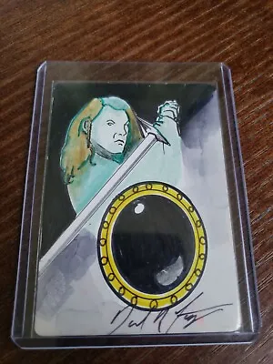 MTG MOX JET Sketch Dan Frazier Altered Art Magic Artist Proof Signed Autograph • $299