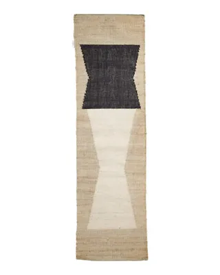 Lemieux Et Cie X Momeni Gurara Sand Hand Woven Runner Rug Size 2' 3  X 8' • $329.99