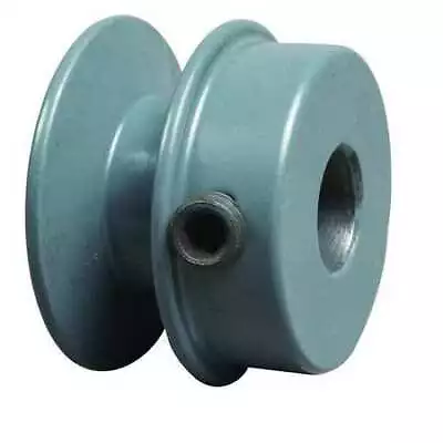 Zoro Select Ak2512 1/2  Fixed Bore 1 Groove Standard V-Belt Pulley 2.55 In Od • $8.89